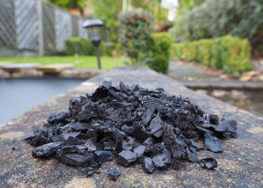 Black Rubber Mulch Chippings 8 - 20mm