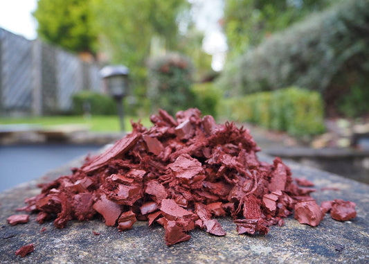 Terracotta Rubber Mulch Chippings 8 - 20mm - Safer Surfacing